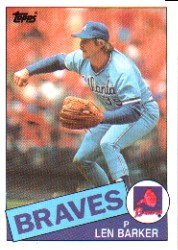 1985 Topps Baseball Cards      557     Len Barker